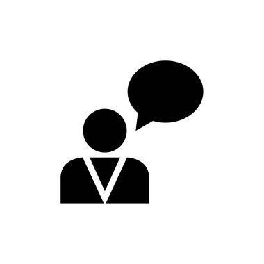 SMS ve Metin Mesajlaşması ikon vektör illüstrasyonu