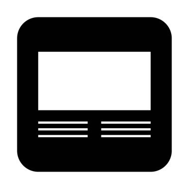 Kablolar modern simge, vektör illüstrasyonu