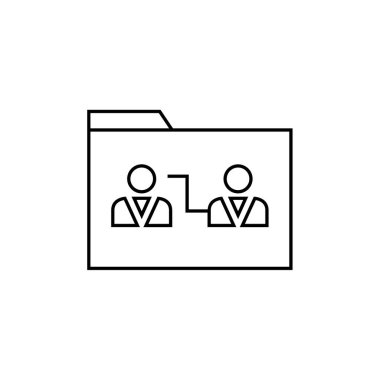 Dosya. Web simgesi basit illüstrasyon          