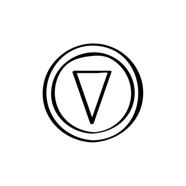 Ikona Ukazatele Šipky Vektorová Ilustrace — Stockový vektor