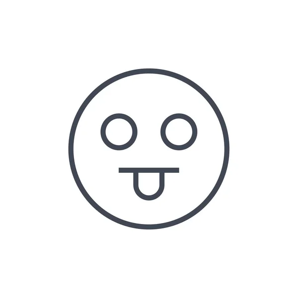 Emoji Vetor Ilustração Ícone Simples — Vetor de Stock