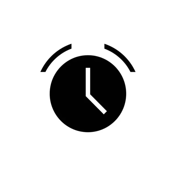 Ícone Relógio Conceito Tempo — Vetor de Stock