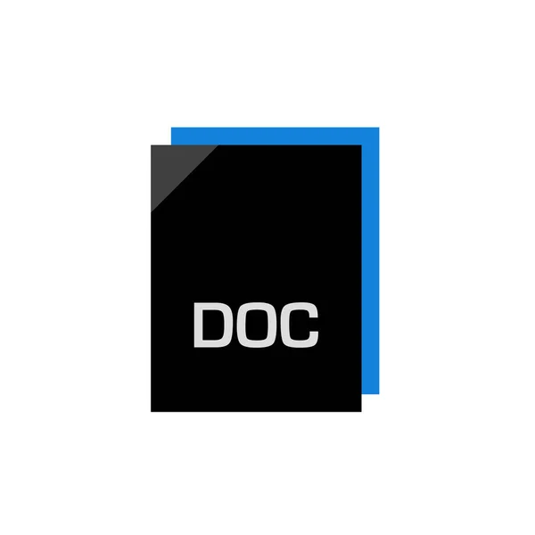 Έγγραφο Επέκτασης Ονόματος Αρχείου Doc — Διανυσματικό Αρχείο