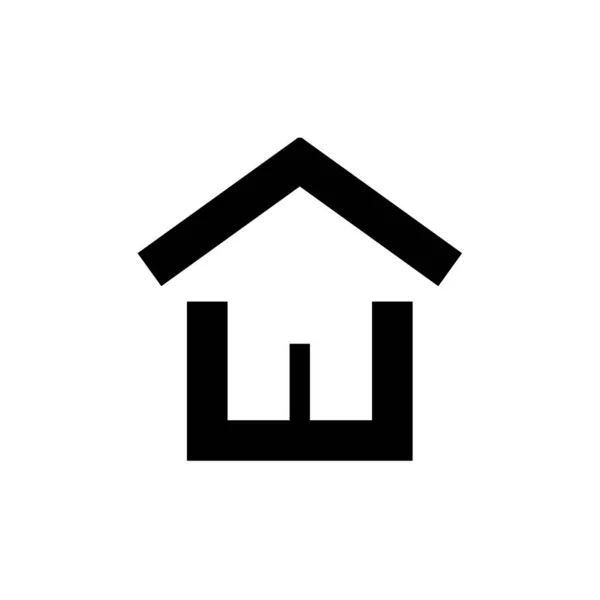 ホームアイコンベクトルロゴデザインテンプレート — ストックベクタ