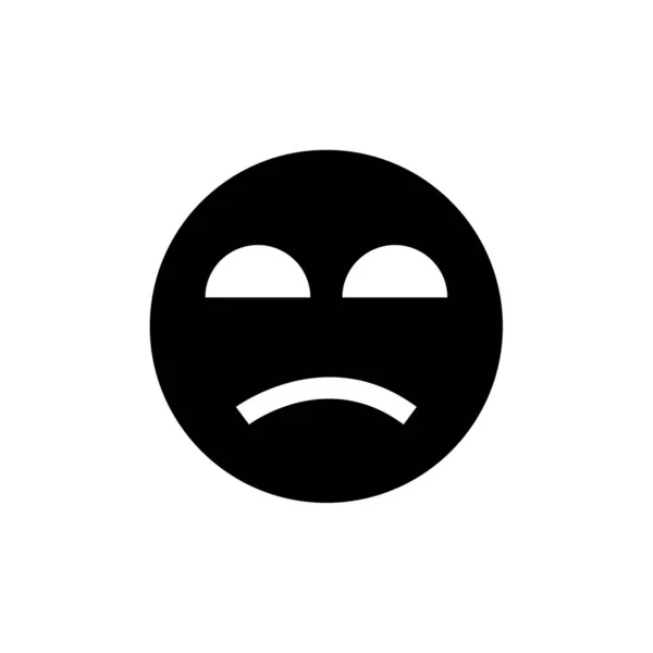 Иконка Эмодзи Выражение Лица Символ Эмоций Векторная Иллюстрация — стоковый вектор