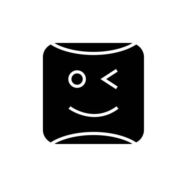 Emoji Vector Ilustración Icono Simple — Vector de stock