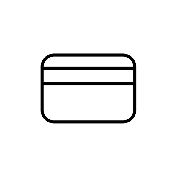 Значок Кредитної Картки Векторна Ілюстрація — стоковий вектор