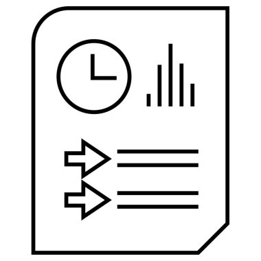 Modern simge ve vektör illüstrasyonunu bildir