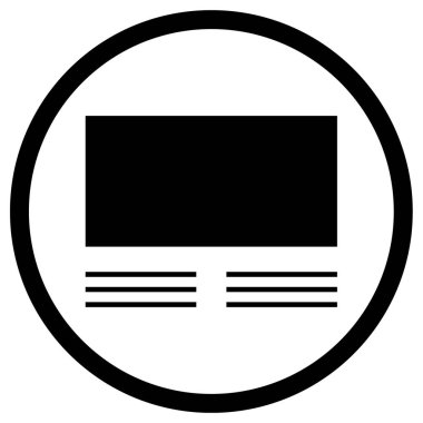 Kablolar modern simge, vektör illüstrasyonu