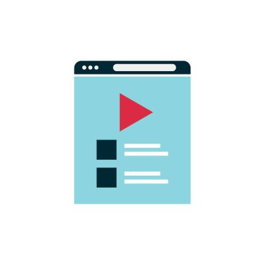 wirefram simgesi vektör illüstrasyonu