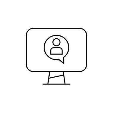 Metin Mesajlaşma simgesi vektör illüstrasyonu