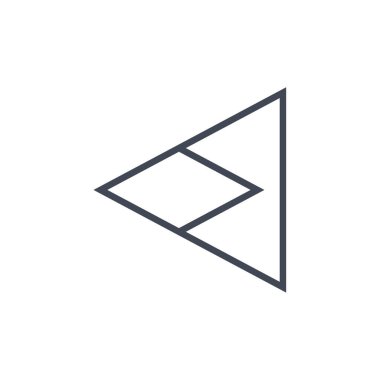 Basit ok tasarımı vektör çizimi