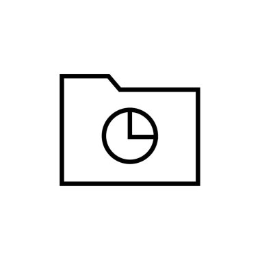 Dosya. Web simgesi basit illüstrasyon          