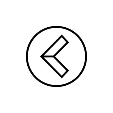 ok, web basit simgesi illüstrasyonu