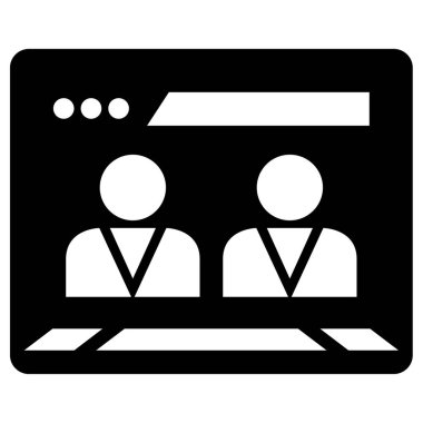 Web Geliştirme basit simgesi, vektör illüstrasyonu