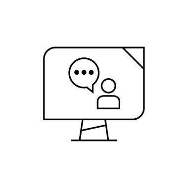 Metin Mesajlaşma simgesi vektör illüstrasyonu