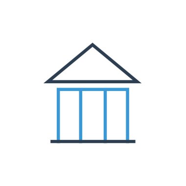 Banka oluşturma vektör simgesi