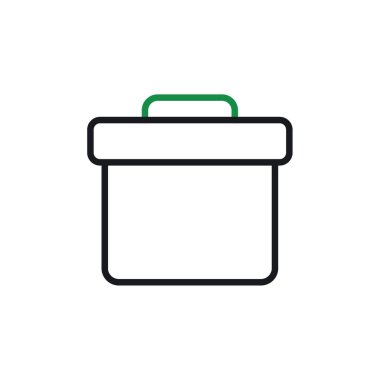 Profesyonel evrak çantasının vektör çizimi 