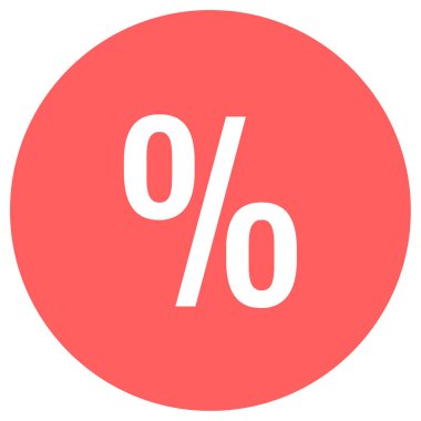 yüzde oranı vektör çizimi