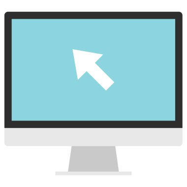 Tıklama ok simgesinin vektör çizimi 