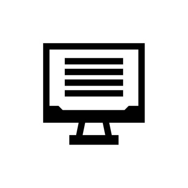 bilgisayar simgesi vektör illüstrasyonu