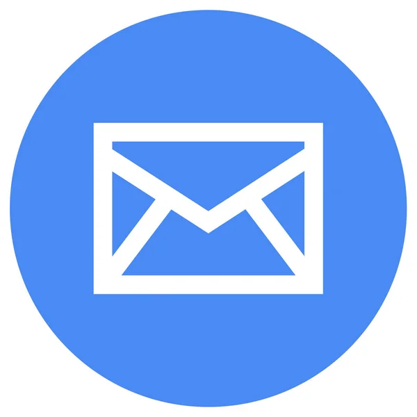 Mail Web Symbol Einfache Illustration — Stockvektor