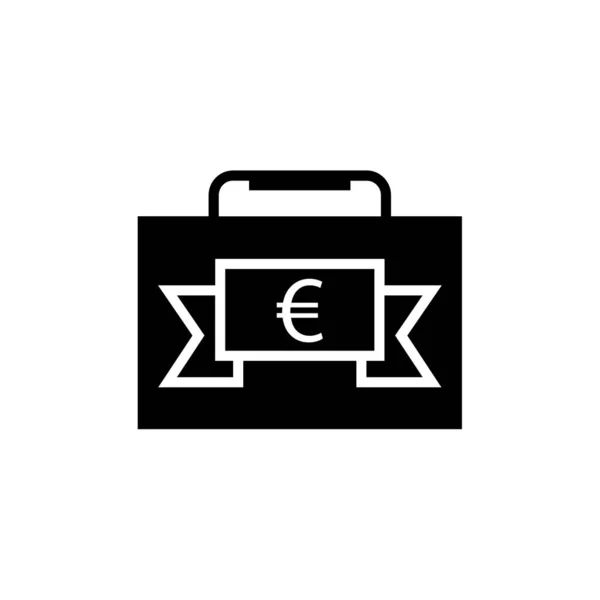 Χρήματα Διάνυσμα Εικονίδιο Τσάντα Απομονώνονται Λευκό Φόντο Για Σχεδιασμό Web — Διανυσματικό Αρχείο