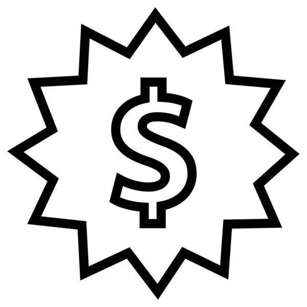 Εικονίδιο Διανύσματος Χρημάτων Δολαρίου — Διανυσματικό Αρχείο