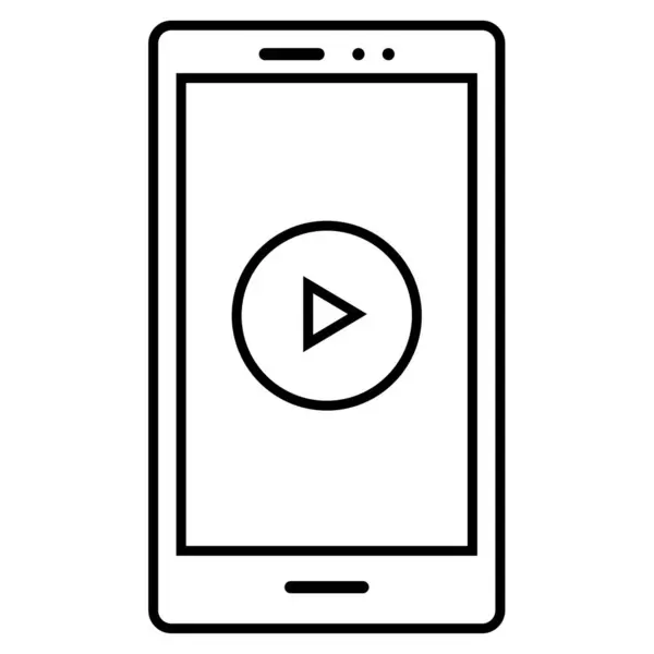 Smartphone Device Isolated Icon Vector Illustration Design — Stock Vector