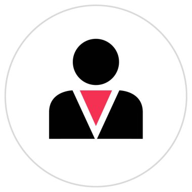 kullanıcı profili simgesi, vektör illüstrasyonu basit tasarım