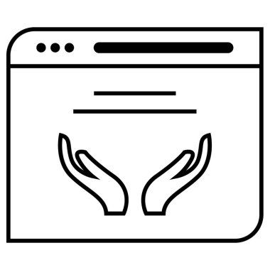 SEO Web Tarayıcısı, vektör illüstrasyonu