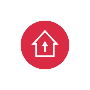 Vektör simgesi yükle. Düz çizim. 10 saniye.