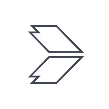 Basit ok tasarımı vektör çizimi