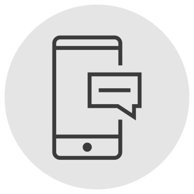 metin iletisi vektör illüstrasyonu  