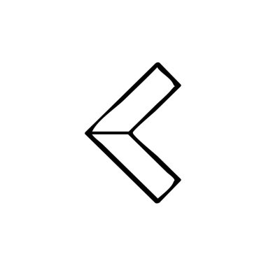 sol Direciton nokta işaretleyici vektör illüstrasyonuName