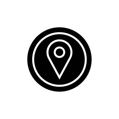 GPS ve Navigasyon simgesi, vektör illüstrasyonu        