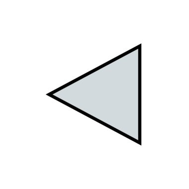 Basit ok tasarımı vektör çizimi