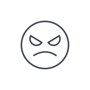 emoji, yüz ifadesi sembolü, simge simgesi, vektör illüstrasyonu