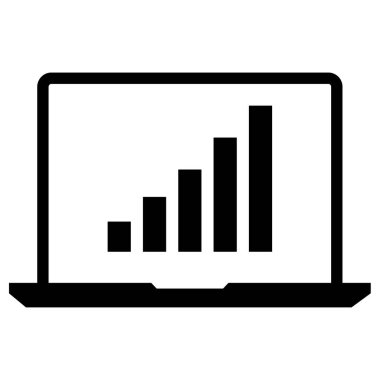 Bilgisayar. Web simgesi basit illüstrasyon