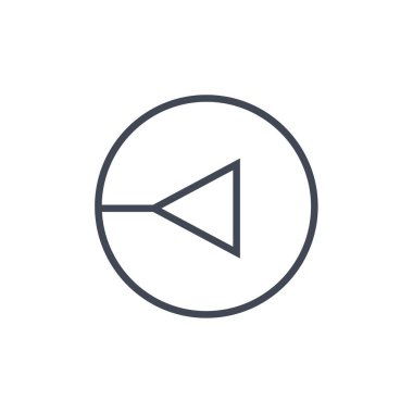 kullanıcı arayüzü ok simgesi, vektör illüstrasyonu