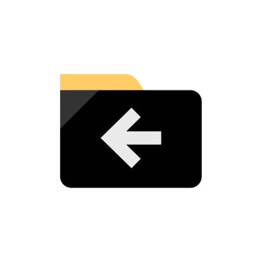 klasör arşivi. Web simgesi basit illüstrasyon     