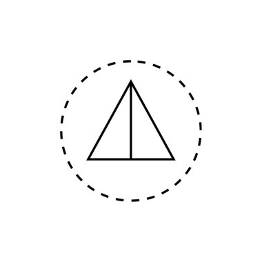 ok, web basit simgesi illüstrasyonu