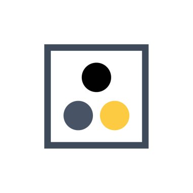 soyut şekil simgesi, vektör illüstrasyonu 