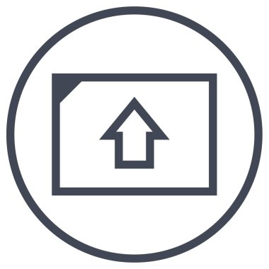 Basit ok tasarımı vektör çizimi