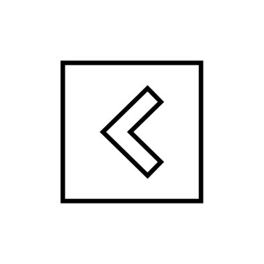 ok, web basit simgesi illüstrasyonu