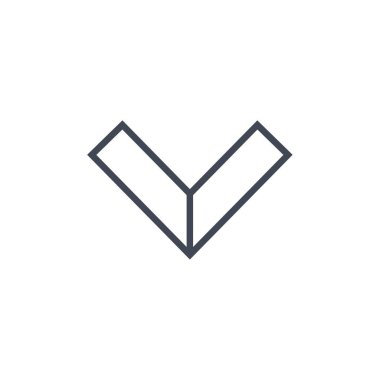 Basit ok tasarımı vektör çizimi