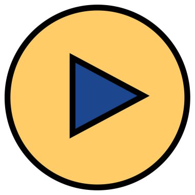 Oyun düğme simge vektör çizim 