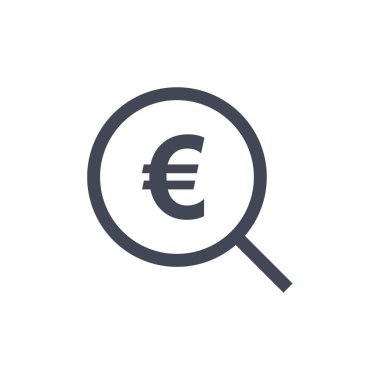 Arama simgesi vektör illüstrasyonu 