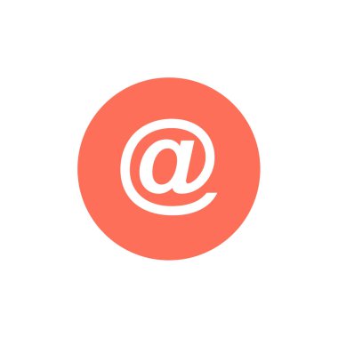 E-posta simgesi simgesi. Vektör çizim