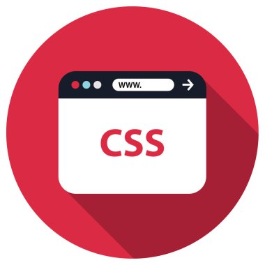 Web Geliştirme basit simgesi, vektör illüstrasyonu